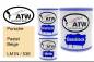 Preview: Porsche, Pastel Beige, LM1N / 536: 1L Lackdose + 1L Klarlack + 500ml Härter - Set, von ATW Autoteile West.